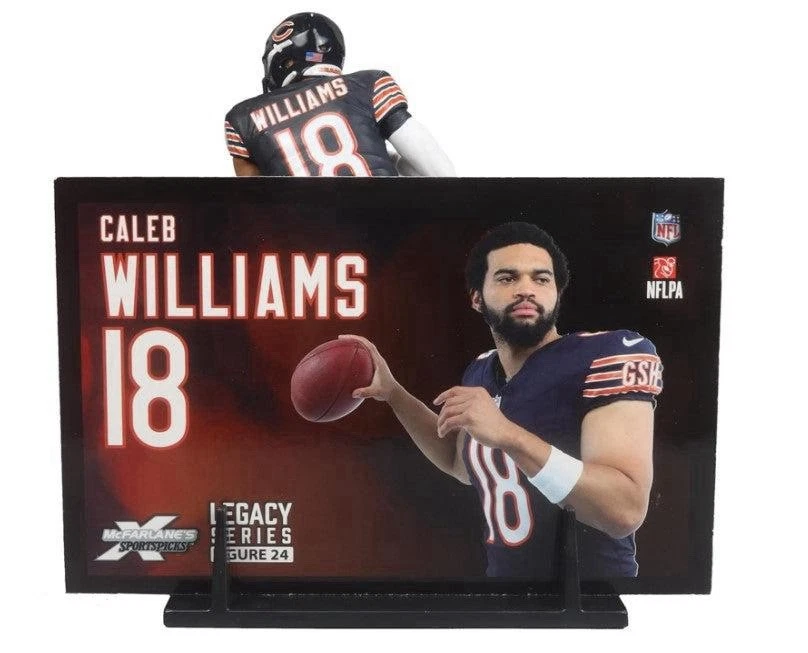 Figura de colección SportsPicks Caleb Williams Chicago Bears NFL 7" 2024 con licencia Foto 4 de 4