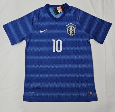 ブラジル代表 NEYMAR JR DRI-FIT シャツ S Nike NEYMAR. JR Brazil CBF S/S 2016/17 Away Jersey 724593-493
