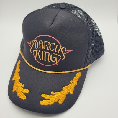 Official Marcus King Band Rose  Concert Tour SnapBack Pilot Yellow Embroidery