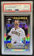 2024 Topps Chrome Update Jackson Merrill Image Variations RC SP #USC153 PSA 10