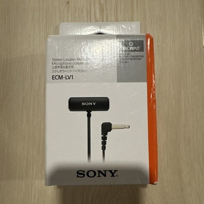 Sony - Compact Stereo Lavalier Microphone ECM- LV1