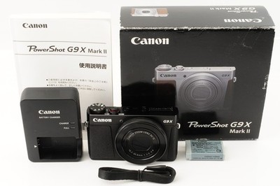 Canon PowerShot G9X Mark II 20.1MP Digitalkamera - Schwarz [NEUWERTIG in...