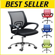 Comfortable Office Chair - Soft Cushion, Smooth Rolling,for Home & Office Use