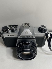 Pentax K1000 35mm SLR Film Camera w 50mm PK Mount Manual Focus Lens