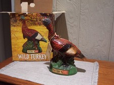 VTG WILD TURKEY COLLECTOR's DECANTER #6 LIMITED EDITION AUSTIN NICHOLS WITH BOX