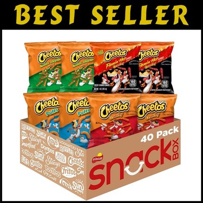 Assorted Cheese Flavors Snack Pack, 40 Ct--#