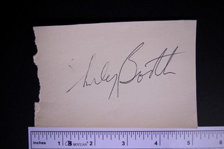 SHIRLEY BOOTH (1898 1992) (HAZEL COIME BACK LITTLE SHEBA) AUTOGRAPH ALBUM PAPER