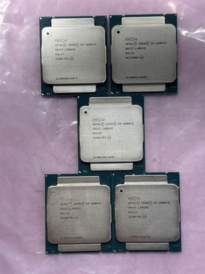 INTEL SR1YC XEON E5-2609v3 6-CORE 1.9GHz LGA 2011 SERVER PROCESSOR LOT OF 5