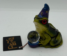VTG RARE Frog Wizard with Crystal Ball Pena 1...