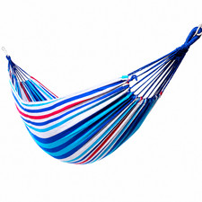 Portable Cotton Hammock Outdoor Camping Travel Lightweight Double Hanging w/ Bag