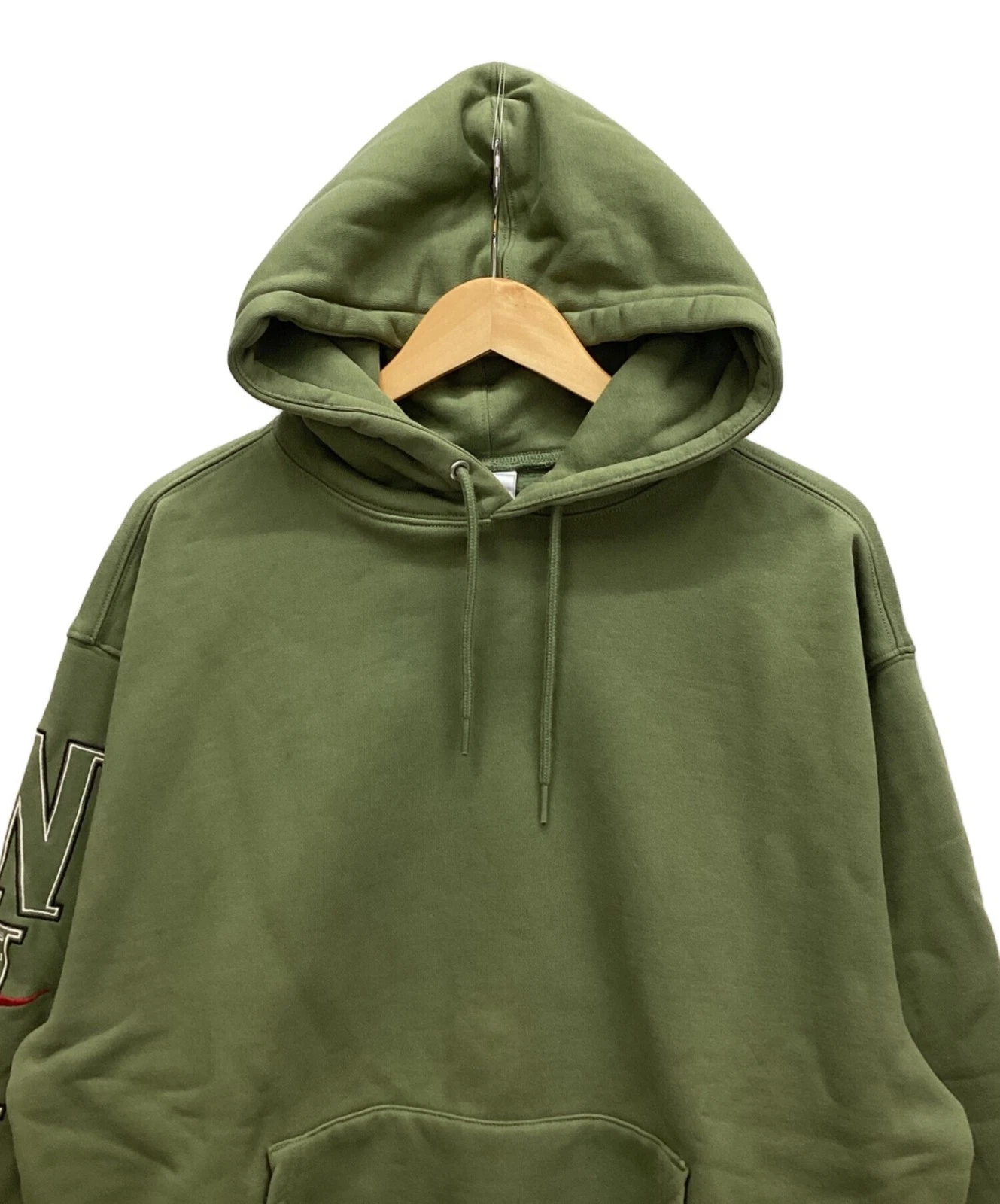 Felpa con cappuccio SUPREME × NIKE foderata in pile taglia: S verde uomo fq0759 339