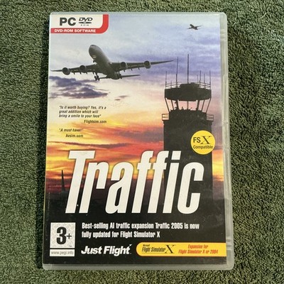 Traffic X Expansion for MS Flight Simulator X - PC - Video Game - VERY GOOD
