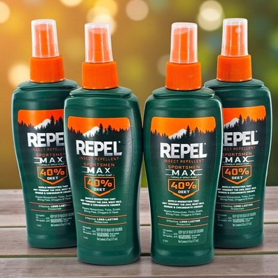 Repel Sportsmen Max Formula Insect Repellent Spray 40% DEET Outdoor 6oz Lot