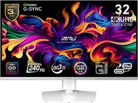 MSI MPG 321URXWDE QD-OLED 32 Zoll 4K (Uhd) QD-OLED Gaming Monitor 240Hz 16:9 ...