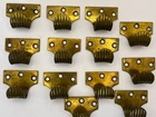 Sash Lift Solid Brass Fluted Pack 13 Window Finger Pull Hook 2" 50mm Vintage