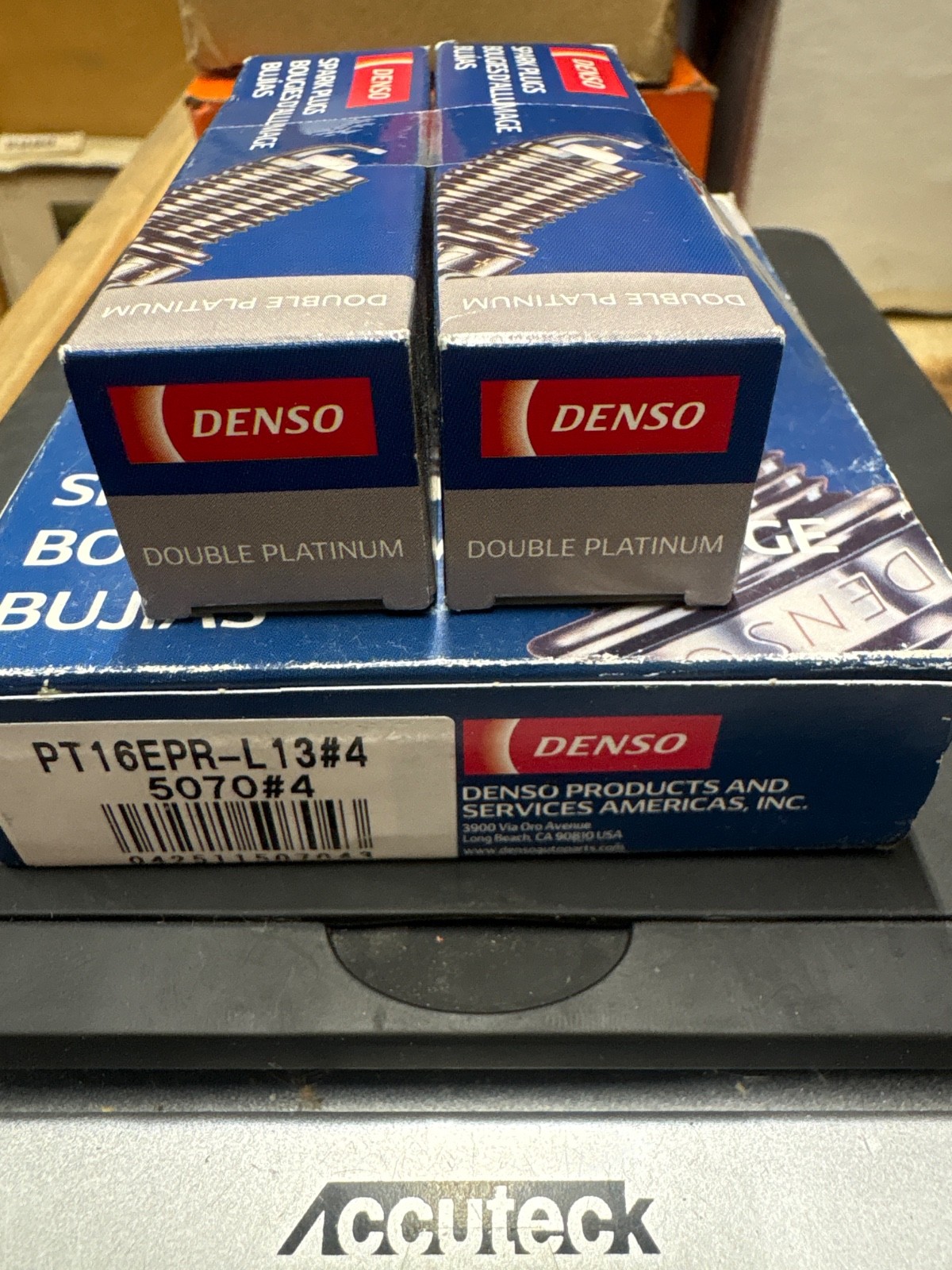 6 New Genuine Denso Double Platinum 5070 PT16EPR-L13 Spark Plugs Set of 6 