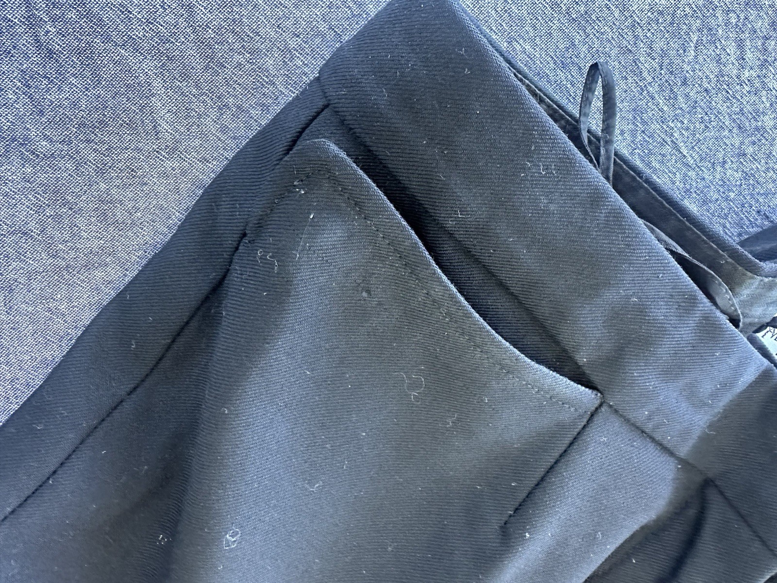 Pantaloni Yves Saint Laurent FW 2001 Tom Ford neri stringati lana passerella Italia YSL.