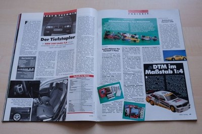 Rallye Racing 10/1992 BMW 325i E36 2.8i von Lindner mit 223PS im TEST auf einer