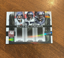 Hasselbeck Alexander Branch 2008 Donruss Elite Teams Black ET-19 Seahawks /800