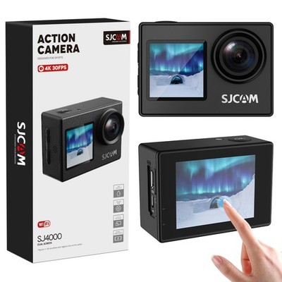 SJCAM Upgraded SJ4000 Action Camera Dual Screen 4K Ultra HD Underwater Camera