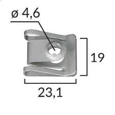 Clip for fixing fairings Romix ROM C60630 for 3 (E46) 2 1998-