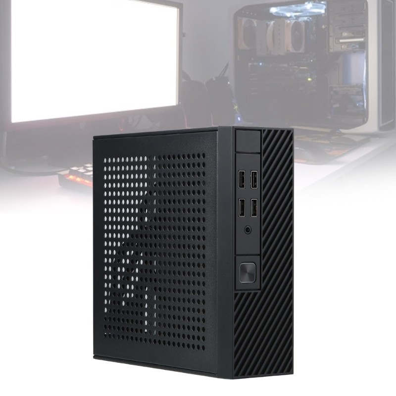 M10 Mini-ITX HTPC for PC Case Server Chassis with 4 USB Industrial