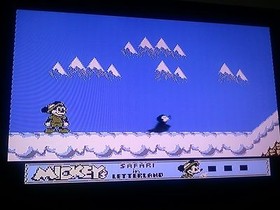 Mickey's safari in Letterland - Rare Famicom Famiclone Nes Cartridge