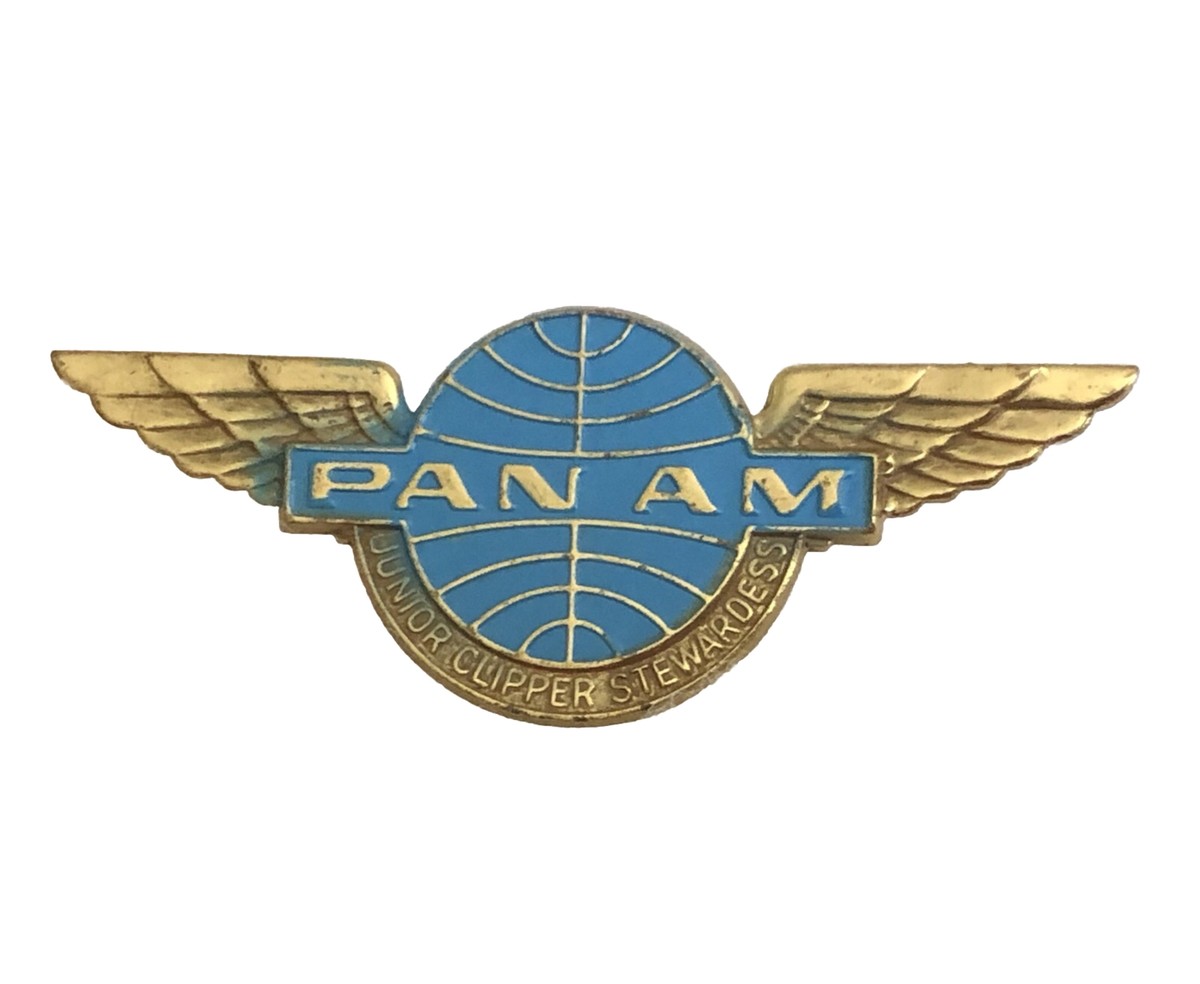 PAN AM パンナム 社章／社員 クルー パイロット スチュワーデス CA PAN AM パンナム 社章／社員 クルー パイロット スチュワーデス