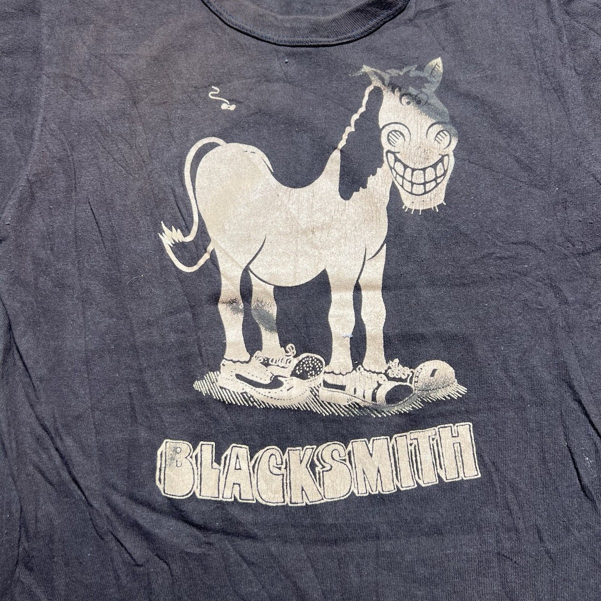 Vintage 70s Russell Athletic Funny Blacksmith Donkey Jackass Vintage 70s Russell Athletic Funny Blacksmith Donkey Jackass