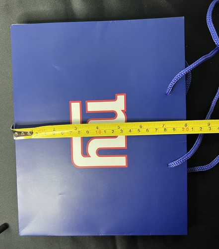 New York Giants Papier Einkauf Geschenktüte NYG aus Metlife Stadium 10”x8”x4” Logo - Bild 14 von 16
