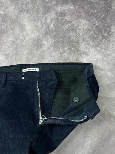 Acne Studios Max Cord Navy Corduroy Chino Pants Mens size 52 / M - Picture 4 of 6
