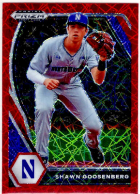 2021 Panini Prizm Draft Picks Shawn Goosenberg No. PDP184 Northwestern Wildcats