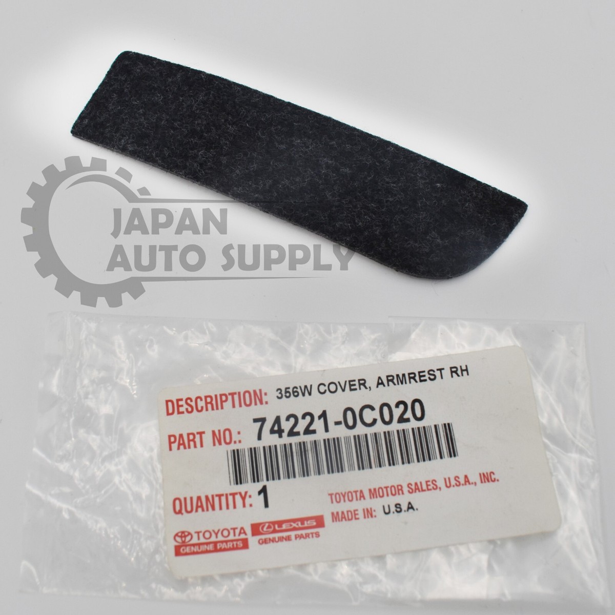 OEM NEW GENUINE TOYOTA SEQUOIA TUNDRA RIGHT DOOR ARMREST PANEL