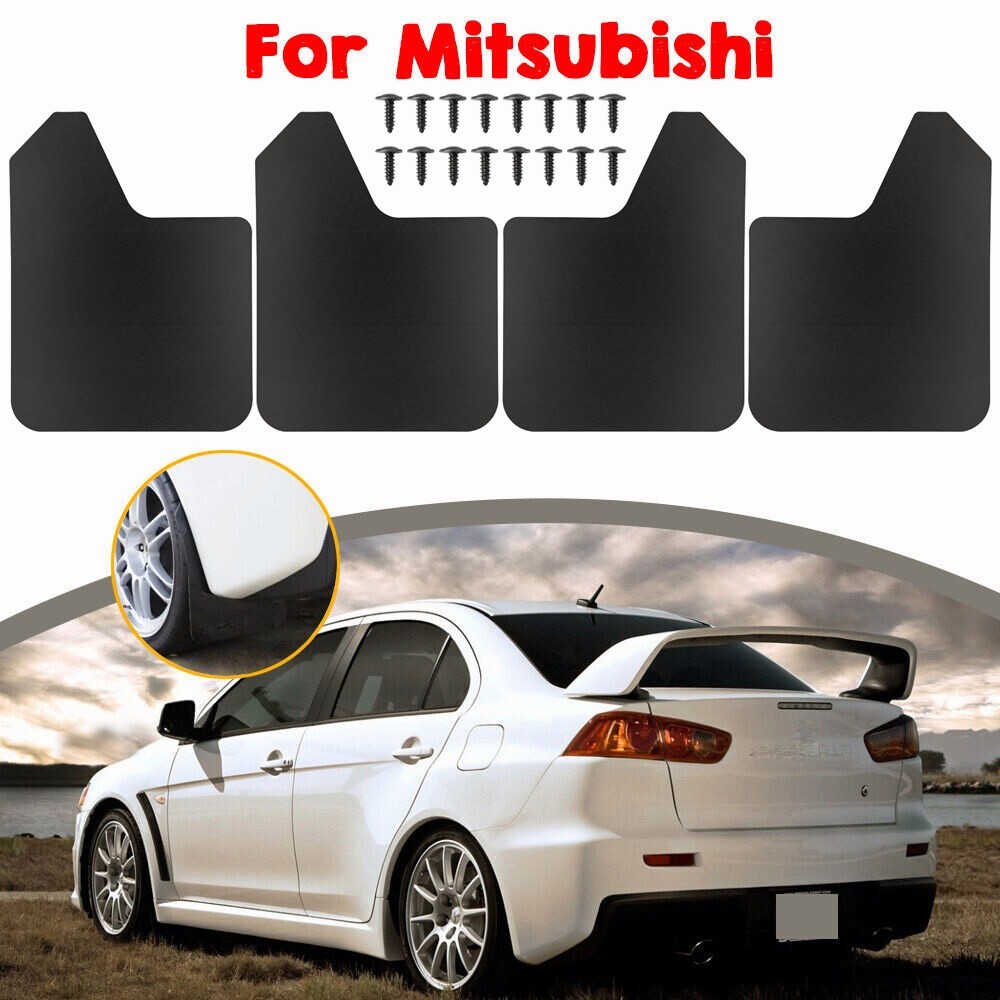 WIDE Splash Guards For Mitsubishi Lancer EVO Evolution 8 9 X Mud