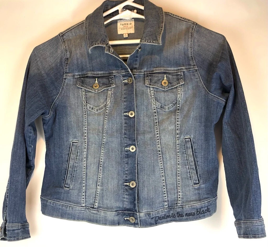 Torrid top jean jacket