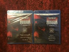 Masters of Horror Season 1 / Volume III 3 Volume IV 4 : 2 New Blu-rays