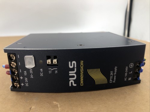 Puls Dimension Power Supply 1-Phase DC 24-28V, 10A 240W Output P/N: CP10.241