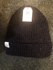 Fabrycznie nowa z metką The Winter Brand Damska czapka szenilowa ~ Jeden rozmiar ~ Niebieska