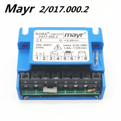 1pcs Mayr ROBA -switch 2/017.000.2 230..400V~ 1.8A- 10MΩ Brake Rectifier