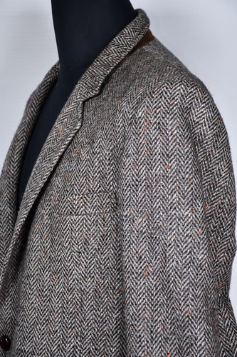 Hardy Amies Aberdeen Tweed Crombie Scotland Wool Blazer Sakko Herren Gr. L - Bild 7 von 11