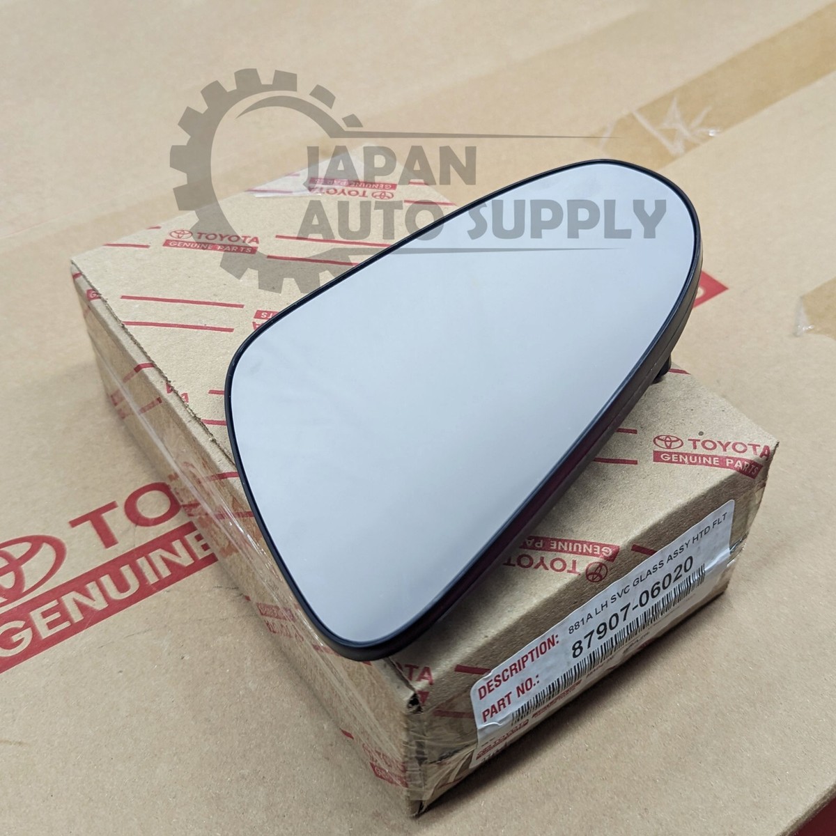 OEM GENUINE TOYOTA 15-17 CAMRY DRIVER DOOR MIRROR GLASS W/O BLIND