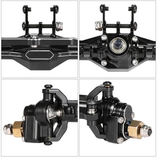 Juego de ejes de portal de aleación CNC TRX4M para oruga 1/18 RC TRX4-M Defender Bronco K10 - Imagen 4 de 13