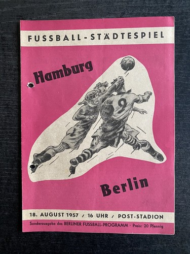 18.08.1957 Städtespiel Berlin - Hamburg, 60 Jahre VBB - 第 1/6 張圖片