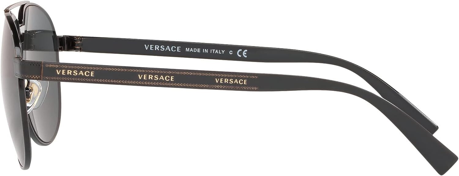 VERSACE VE2209 100987 58mm Phantos Black Dark Grey Men's Sunglasses eBay