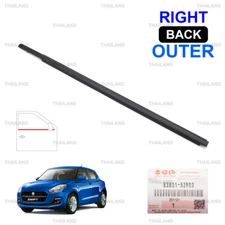 Rear Right Outer Weatherstrip Door Belt For Suzuki Swift Hatchback 2018 - 2023
