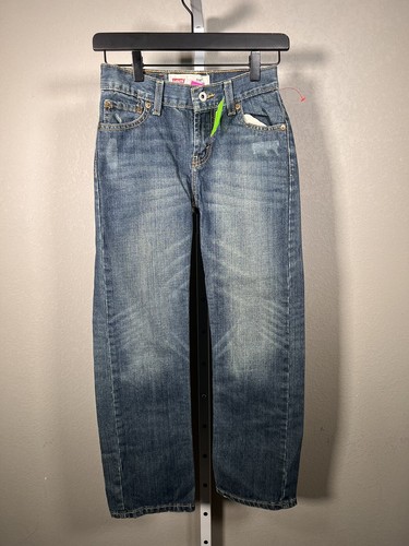 Levi's 514 Slim 25x25 Size 10 Slim Boys/Mens Straight Leg Denim Jeans - Picture 2 of 7