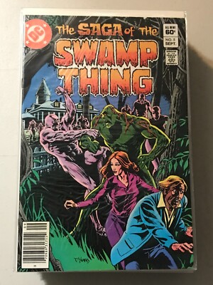 SAGA OF THE SWAMP THING #5 VF+ BRONZE AGE DC COMICS 1982 - NEWSSTAND