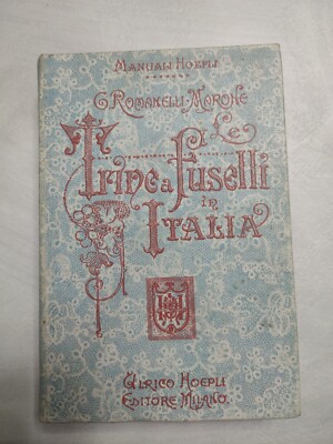 DIE SPINDELDIENEN IN ITALIEN HOEPLI JAHR 1902 S.331 GUTER ZUSTAND 
