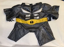 Build a Bear Black/Sliver/Yellow Belt Batman Suit 'The Dark Knight'***