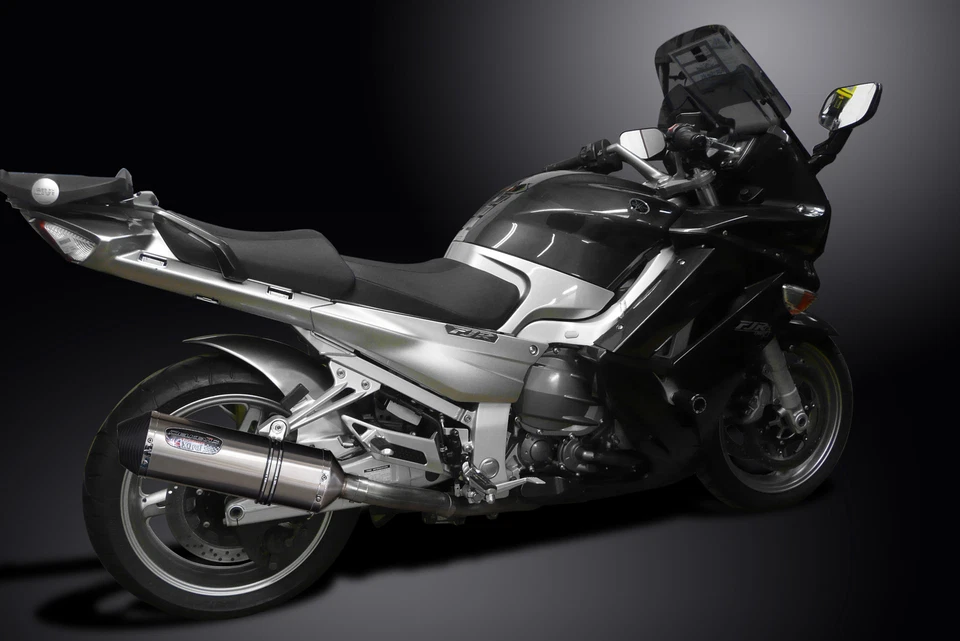 Yamaha FJR1300 06-24 Slip On 13.5" X-Oval Stainless Exhaust Muffler Kit - Image 4 of 4